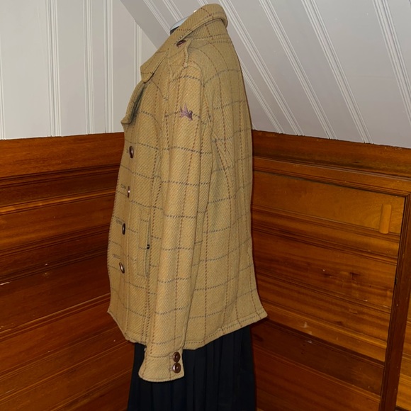 BNWT Spiewak Wool Peacoat, Green Plaid Tartan - Picture 4 of 6